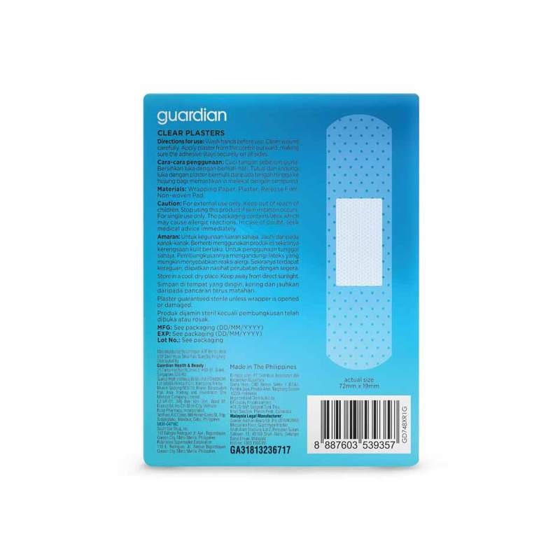 Guardian Clear Plasters