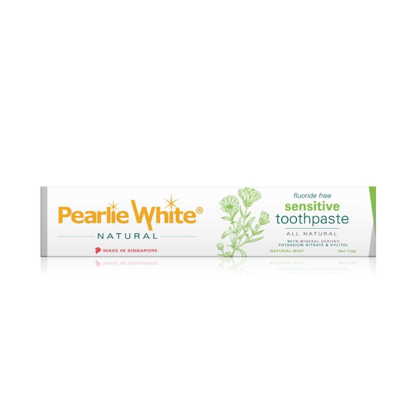 Pearlie White All Natural Sensitive Toothpaste 110g