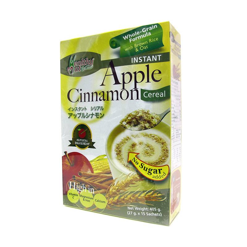 Healthy Mate Cereal Apple Cinnamon No Sugar, 15x27g
