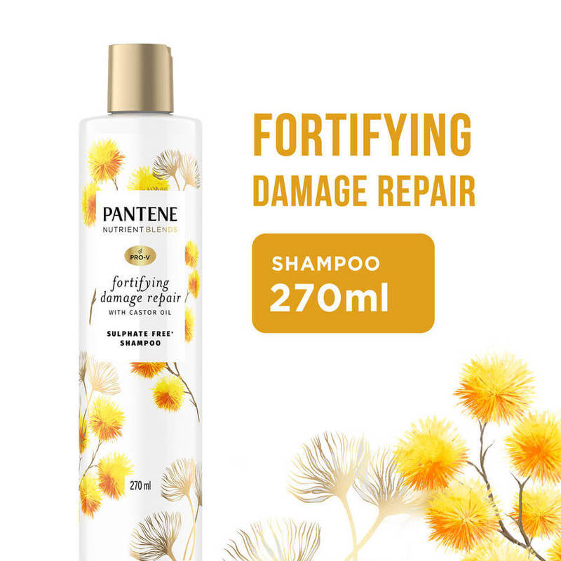 Pantene Pro-V Nutrient Blends Fortifying Damage Repair Shampoo 270ml ...