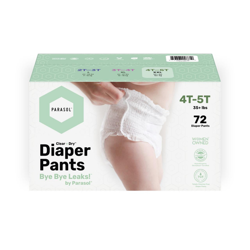 Parasol Clear+Dry Natural Diaper Pants (Size 6/XXL) 72pcs (Full Case)