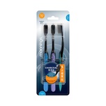 Mannings Charcoal Toothbrush (Medium) 3pcs