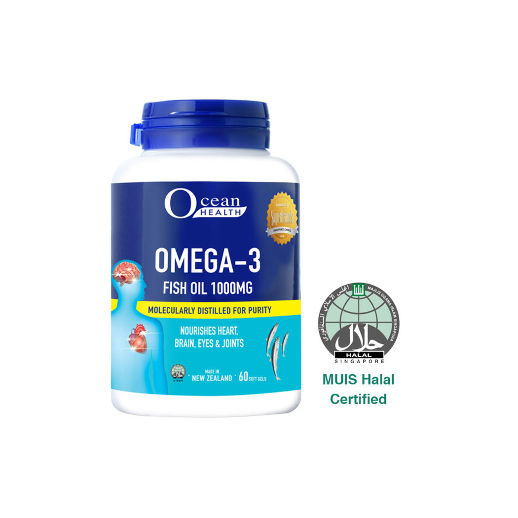 Ocean Health Omega 3 1000mg 60 softgels Ocean Health Guardian