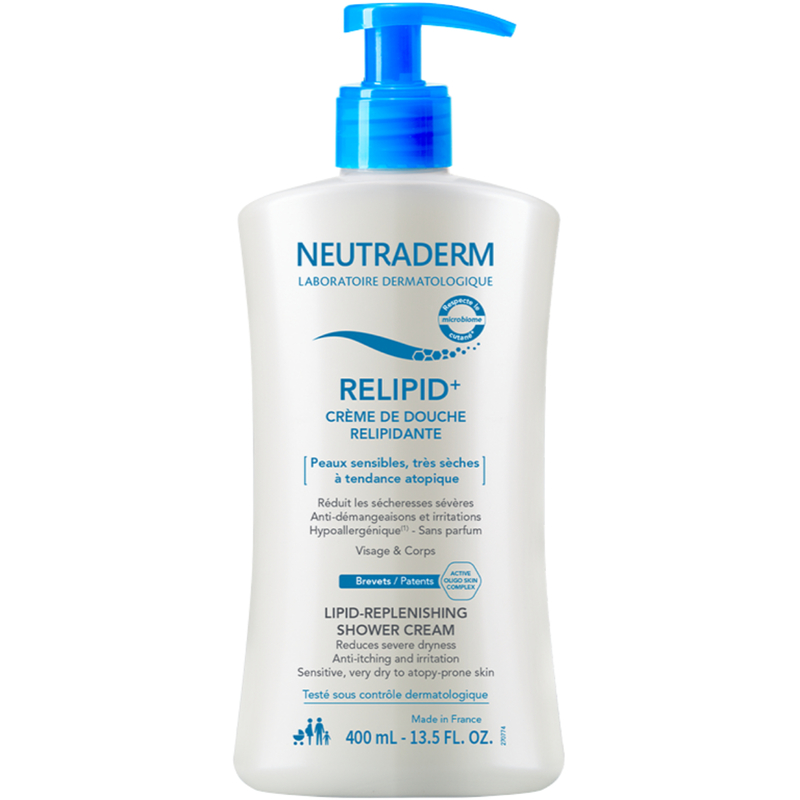 Neutraderm Lipid-Replenishing Shower Cream (Face & Body) 400ml