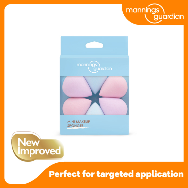 Mannings Guardian Mini Makeup Sponges 6pcs