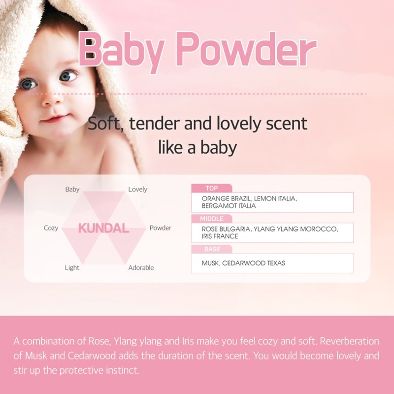 KUNDAL Hair Loss Relief Shampoo 500ml Baby Powder