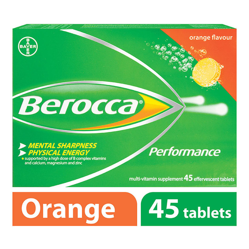 Berocca Performance Vitamin B Orange Energy Effervescent Tablet