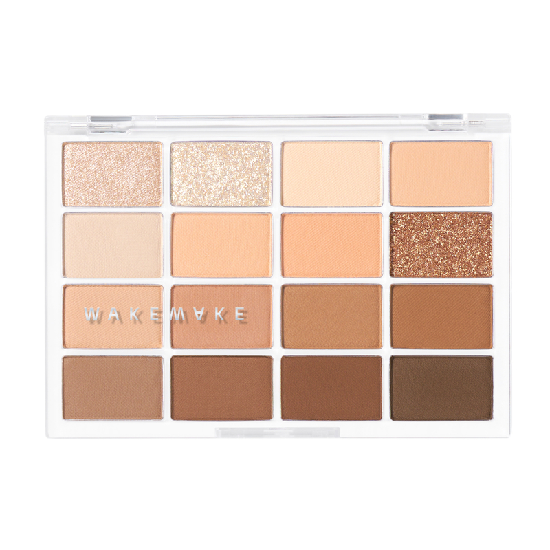 WAKEMAKE Soft Blurring Eye Palette (14 Caramel Blurring) 1pc