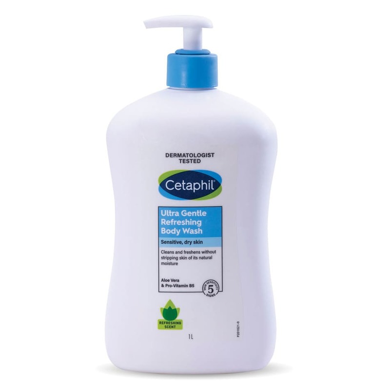 Cetaphil Ultra Gentle Body Wash 1L (Refreshing Scent)