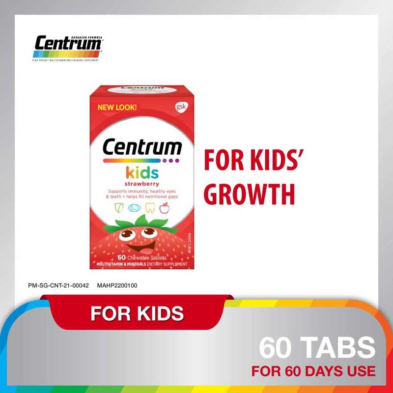 Centrum Kids Multivitamin, 60 tablets