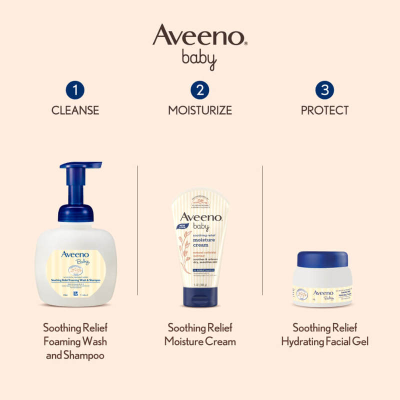 Aveeno Baby Soothing Relief Foaming Wash & Shampoo 400ml