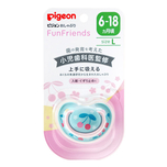 PIGEON Silicone Pacifier, Fun Friends (Random Colour) 1pc