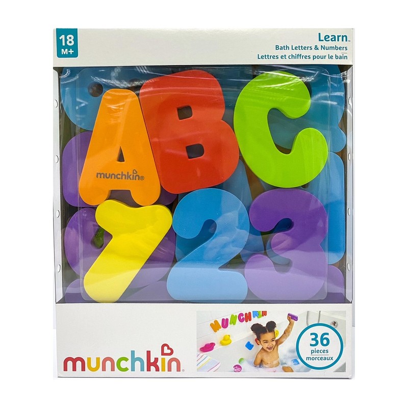 Munchkin浴室字母數字貼貼樂