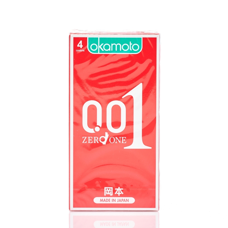 Okamoto 0.01 Hydro Polyurethane Condoms 4pcs