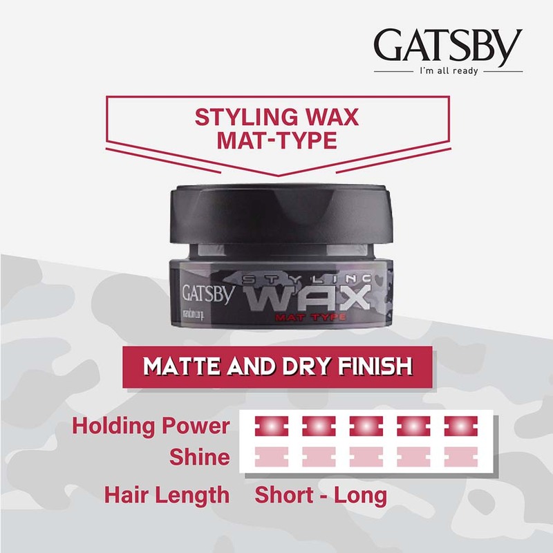 Gatsby Styling Wax Mat Type 80g