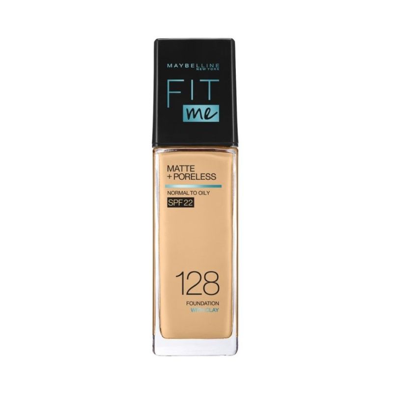 Maybelline Fit Me Matte + Poreless Liquid Foundation 128 Warm Nude (Pump) 30ml