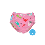 Charlie Banana 2-in-1 Swim Diaper & Training Pants Florida Pink Large 1pc