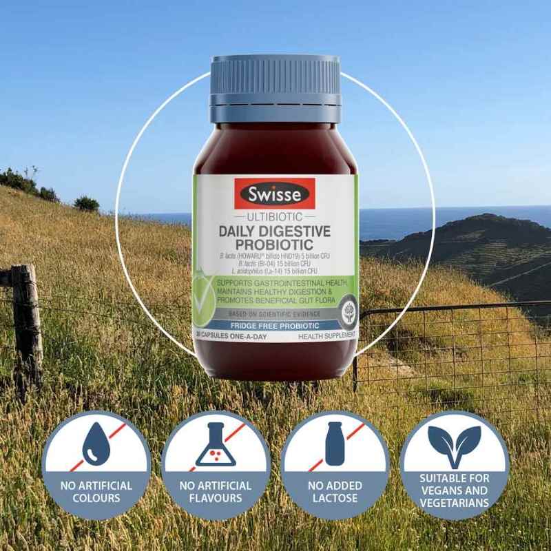 Swisse  Ultibiotics - Daily Digestive Probiotic 30 Caps