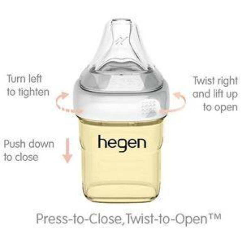 Hegen PCTO Feeding Bottle Ppsu Purple (240ml/8oz) 1pc