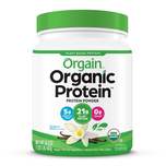 Orgain Organic Protein Powder Vanilla Bean 462g