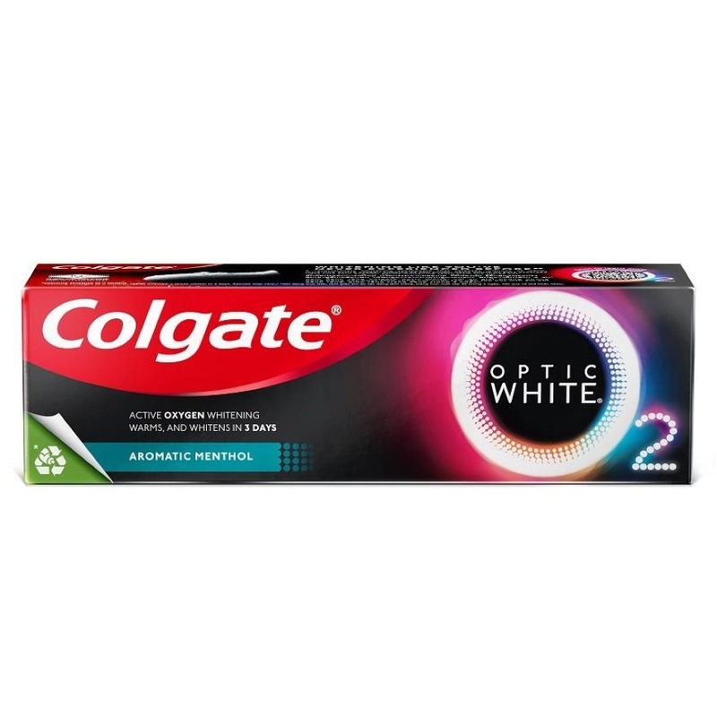 COLGATE Optic White O2 Active Oxygen Whitening Toothpaste Aromatic