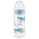 NUK PCH PP 300ml Bottle with Silicon Teat (6-18 Months) (Random Color) 1 Set