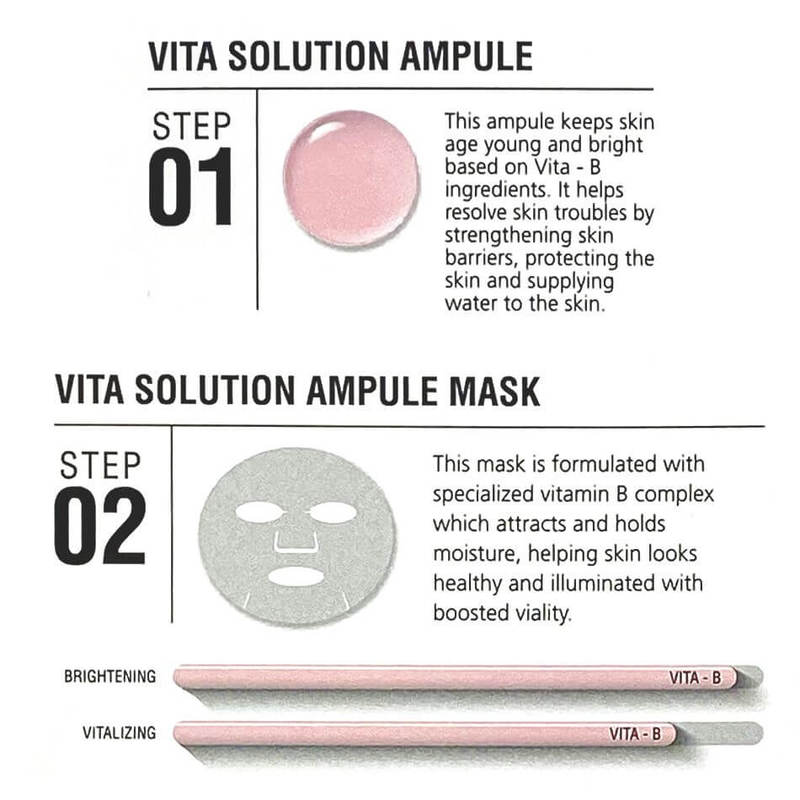 CNP Vita-Brightening Ampule 2 Step Mask