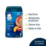 Gerber Oatmeal Peach Apple Cereal with Probiotic, 227g