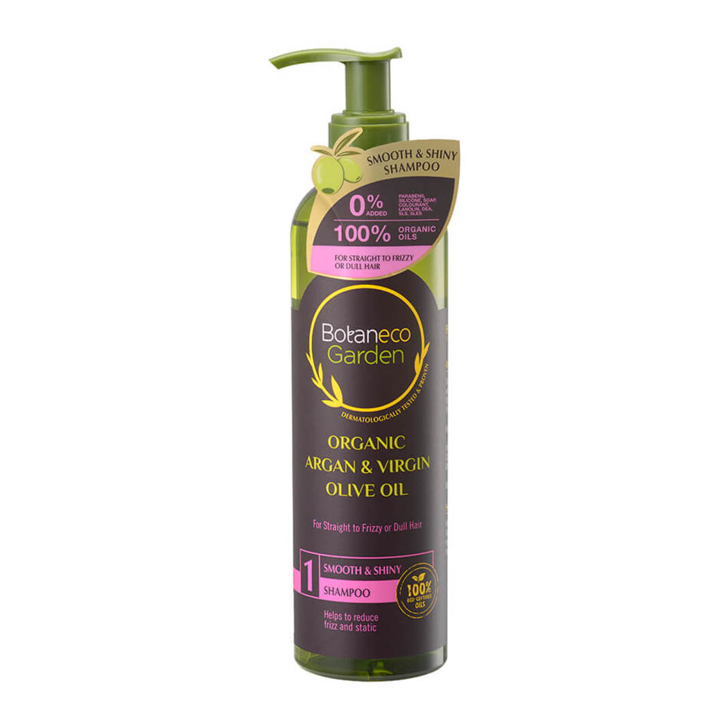 Botaneco Garden Argan and Virgin Olive Oil Shampoo Smooth & Shiny ...