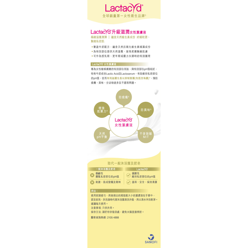 Lactacyd Extra Nourish Feminine Wash 250ml