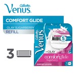 Gillette Venus with Olay Comfortglide Sugarberry Cartridges, 3pcs