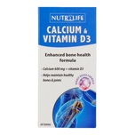 Nutrilife Calcium + Vitamin D3, 60tabs