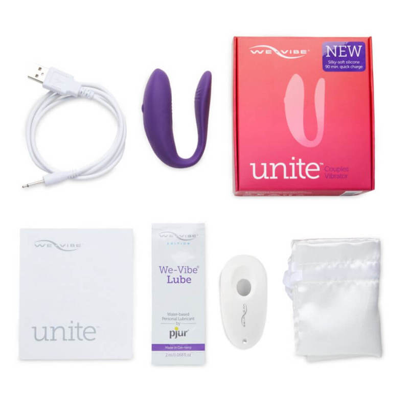 We Vibe Unite Couples Vibrator With Remote Purple Adult Toys