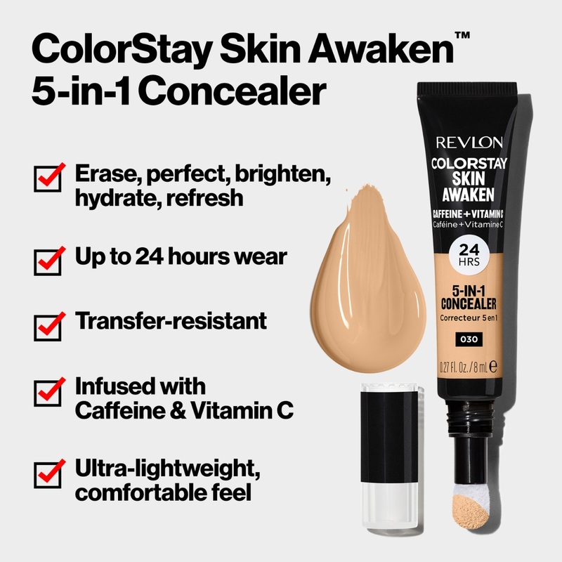 Revlon ColorStay Skin Awaken 5-in-1 Concealer - 045 Honey 8ml