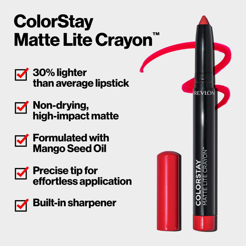 REVLON S-S ColorStay Matte Lite Crayon 004