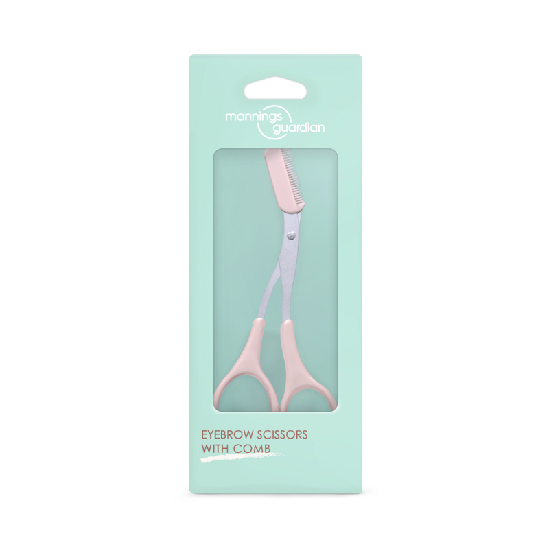 Mannings Guardian Eyebrow Scissors With Comb 1pc