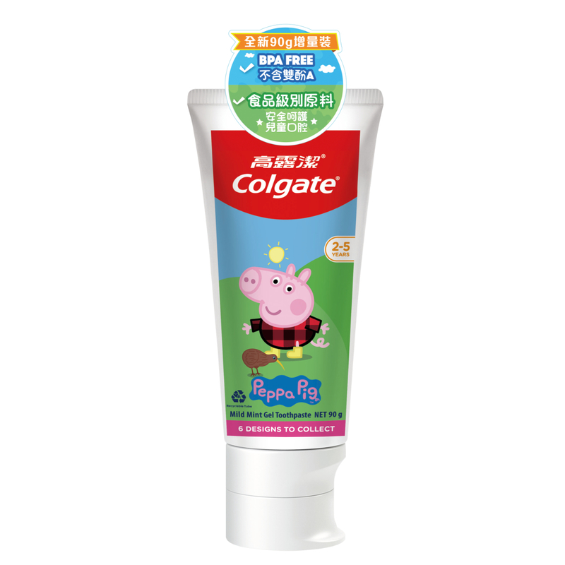 Colgate Peppa Pig Toothpaste (2 - 5 Yrs) 90g (Random Delivery)