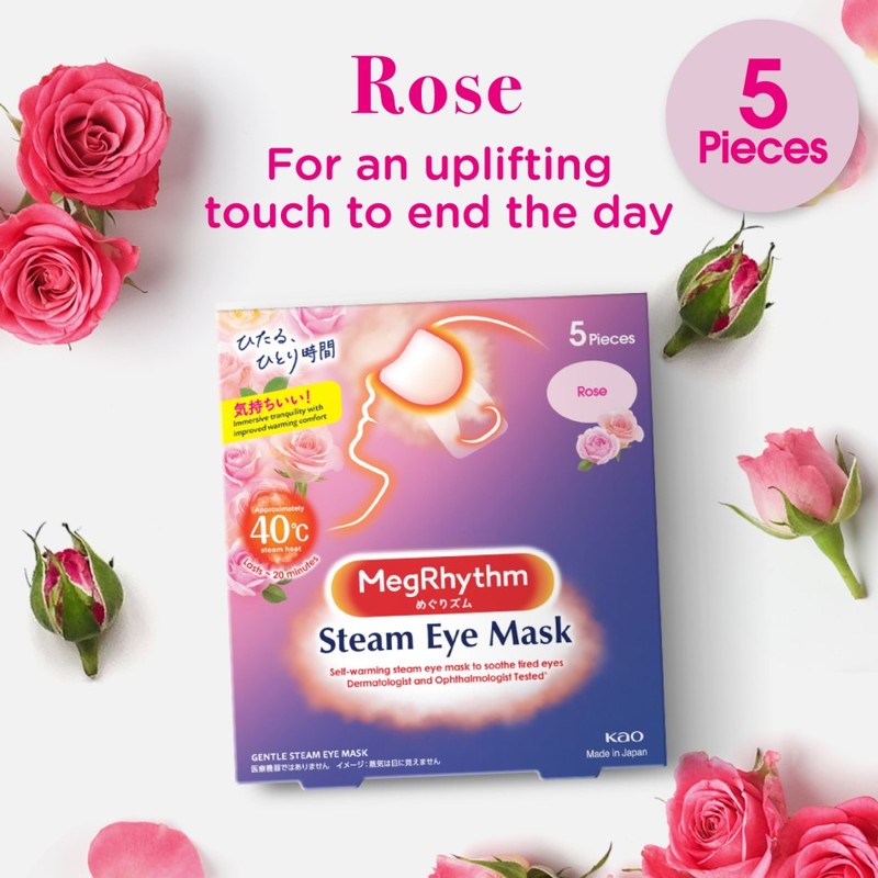 MegRhythm Steam Eye Mask Rose 5s