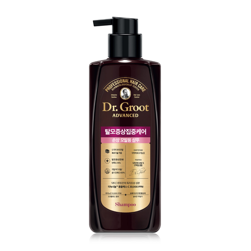 Dr. Groot Intensive Care Hair Loss Control Shampoo (For damaged hair) 400ml
