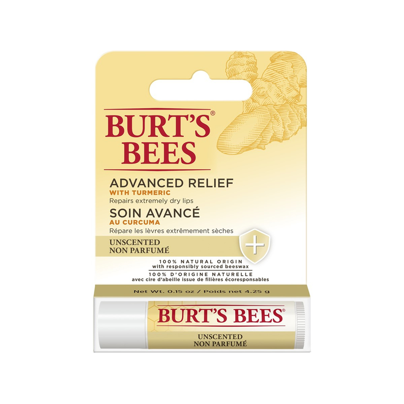 Burt's Bees薑黃素養唇潤唇膏 (無香料) 4.25克