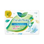 Laurier Fresh Protect Anti-Bacterial Heavy Flow Night 40cm Safety Gathers, 8pcs