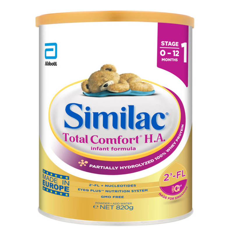 Similac Total Comfort Infant Formula Stage 1 820g (0-12M), Similac