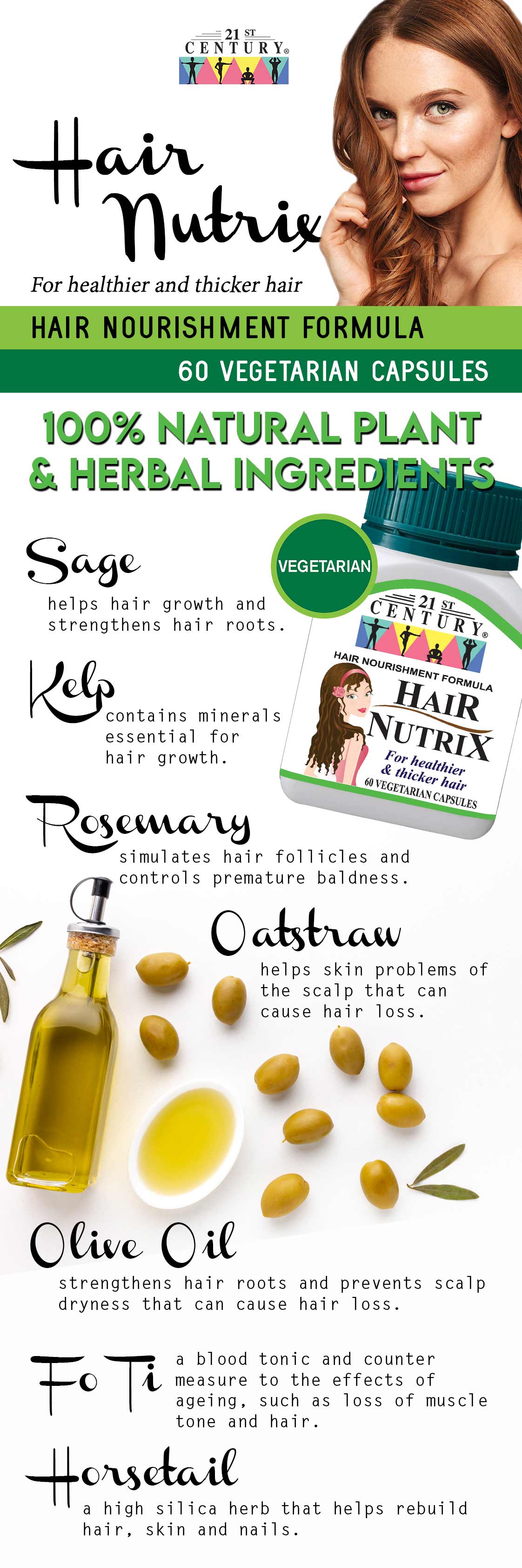 21st Century Hair Nutrix 60s | Hair Enhancer | Beauty Enhancer ...