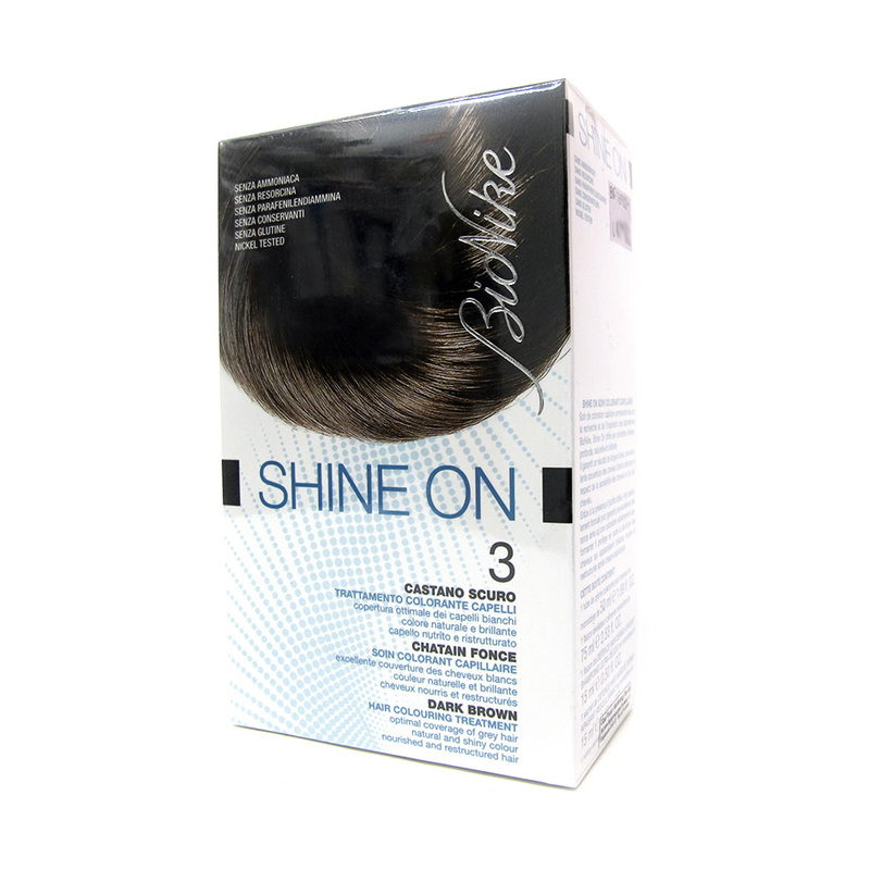 BioNike Shine On Hair Colouring Treatment Dark Brown 3