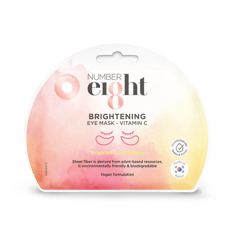 NUMBER eI8ht Brightening Eye Mask - Vitamin C 1pc