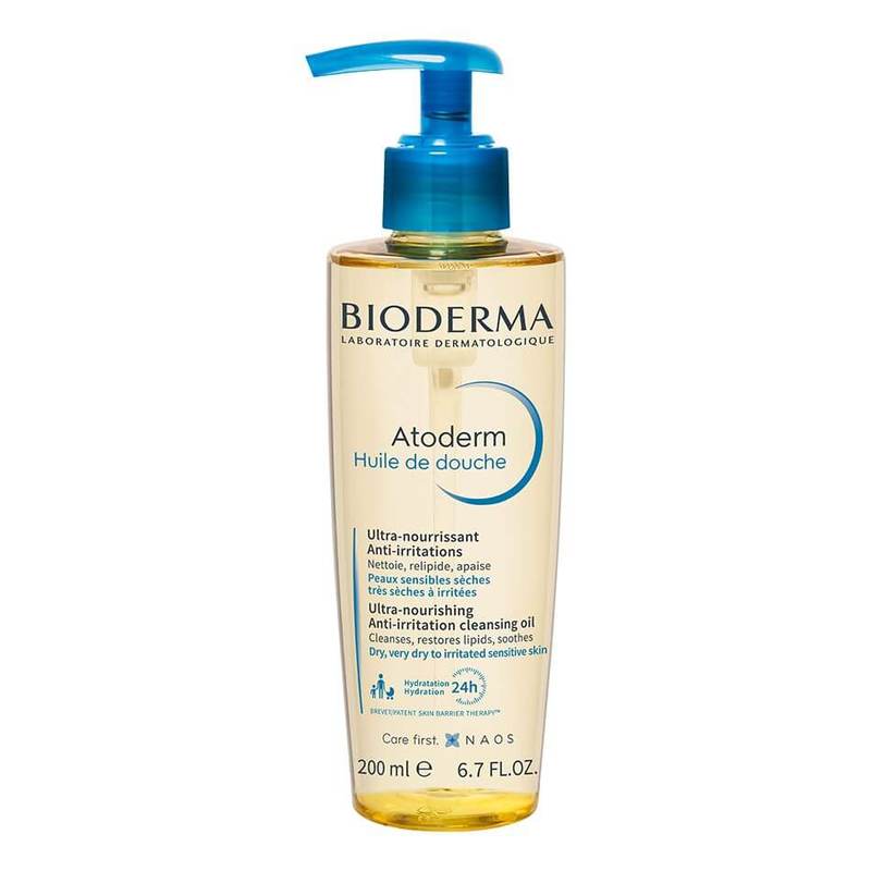 Bioderma Atoderm Anti-Irritation Face & Body Shower Oil (Very Dry Eczema-Prone Skin) 200ml