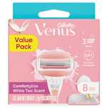 Gillette Venus Comfortglide White Tea Refill Blades 8 count