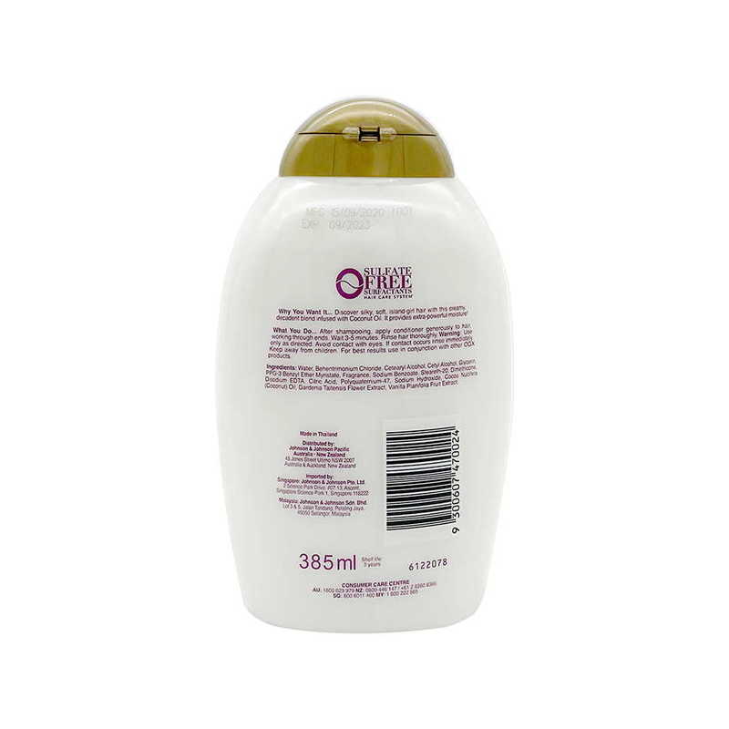 Ogx Coconut Miracle Oil Conditioner, 385ml