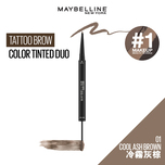 Maybelline Brow Ink Color Tinted Duo - 01 ASH BROWN JP 1.26g
