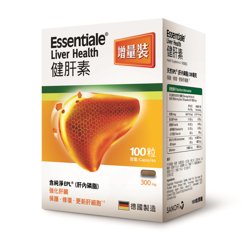 Essentiale健肝素 100粒